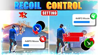 Recoil control in free fire 🔥  Free fire headshot setting in tamil  One tap sensitivity [upl. by Annairda]