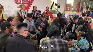 Bullhorn FNL  Jr Women’s Jingle  Sylvan Lake Pow Wow 2024 [upl. by Ettegdirb878]