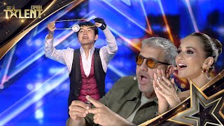 Es el CAMPEÓN del mundo haciendo trucos con el YOYÓ  Audiciones 06  Got Talent España 2024 [upl. by Oren]