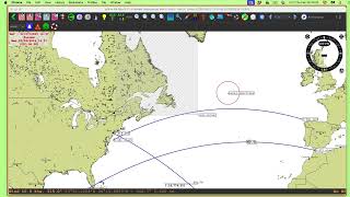 Solving USCG Great Circle Nav Problems with qtVlm [upl. by Sternlight]