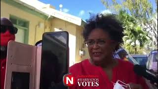 Nation Update Prime Minister Mia Mottley Nomination Day [upl. by Ellenid]