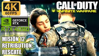 Call of Duty Infinite Warfare  Misión 12 RETRIBUTION Rescate  4K 60 FPS  RTX 4090 [upl. by Fenella]