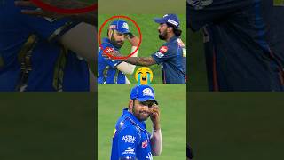 KL Rahul Heart winning gesture for Crying Rohit sharma after MI loss against LSG shorts trending [upl. by Oicnedurp]