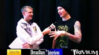 Trivium Interview Matt Heafy All Hope Is Gone Tour 2009 [upl. by Fred]