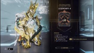 Warframe Legendary 4 Test [upl. by Naret]