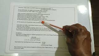 Proper Sizing of Cable part1 from ampacity factor and voltage drop calculation [upl. by Yeslrahc]