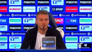 Ciro Immobile in conferenza stampa [upl. by Gile]