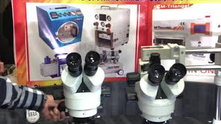 G2Mark 7X45X Stereo Trinocular Microscope with 10X20X Eyepiece  CTV Lens CallWhatsApp9830833133 [upl. by Spanos837]