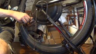 HowTo Replace Broken Spokes On Ebike Hub Motor Wheel [upl. by Nrubua]