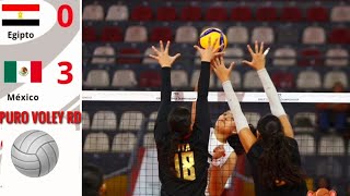 Egipto vs México Campeonato Mundial Femenino Sub 17 De Voleibol FIVB Perú 2024🏐PURO VOLEY RD [upl. by Yrogiarc]