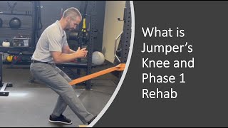 What is jumpers knee patellar tendinopathy and phase 1 rehab [upl. by Howlyn375]