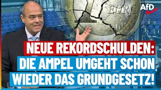 Haushaltsplanung mit Rekordschulden Die Ampel umgeht das Grundgesetz nun dauerhaft [upl. by Berthoud]