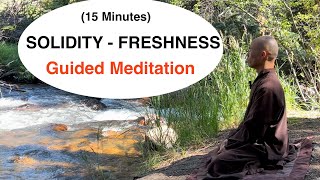 Nourishing Solidity and Freshness  15Minute Guided Meditation Daily [upl. by Dotson266]