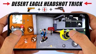 Handcam  One Tap Headshot Trick 😈  Desert Eagle  M500  New Headshot Trick Free Fire quot [upl. by Rossner]