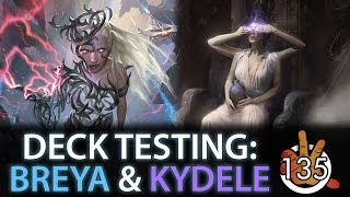 Commander 2016 Deck Testing  Kydele amp Breya  The Command Zone 135 [upl. by Akcirret]