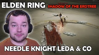 Needle Knight Leda full boss fight in Elden Ring Shadow of the Erdtree [upl. by Joli751]