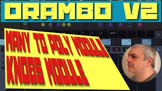 BeepStreet Drambo v2  Demo  Tutorial 78 Introduction to Many to Poly and Knobs Modules [upl. by Ycats]