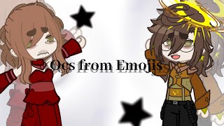 MAKING OCS FROM EMOJIS✨️  120 subs special [upl. by Sug]