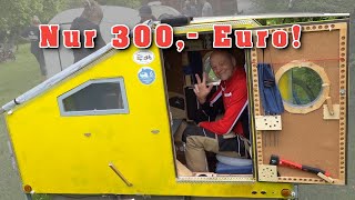 Eigenbau Fahrradwohnwagen aus Holz für unter 300 Euro [upl. by Grigson44]