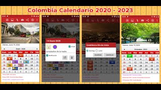 Colombia Calendario 2018 [upl. by Anawd]