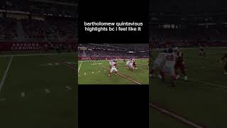 bartholomew quintavious iii highlights madden nfl shorts fyp [upl. by Adoree]