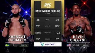 UFC 279 Khamzat Chimaev vs Kevin Holland Full Fight Highlights ufc ufcfighter ufchighlight [upl. by Selrac]