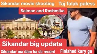 Sikandar movie update shooting again start  Salman khan  Rashmika mandana  Jajol agarwal [upl. by Amedeo]