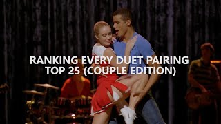 Ranking Every Duet Partners In Glee Couple Edition [upl. by Ilajna]