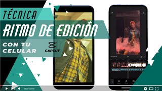 CÓMO APLICAR EL RITMO EN LA EDICIÓN DESDE TU CELULAR 📲 APP CAPCUT [upl. by Airdnaz]