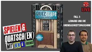 Achtung Spoiler  LIVE Quizscape Mission 3 Leonardo und die Unendlichkeitsmaschine [upl. by Shermy766]