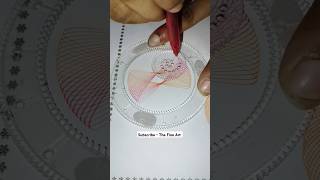 colour pen for drawing spirograph design  colourful spirograph designs spirograph ytshorts diy [upl. by Hakym]