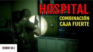 Ubicación y Combinación Caja Fuerte Enfermería Hospital  Resident Evil 3 Remake [upl. by Onairam]