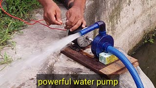 How to Make a Powerful Water Pump using 24 v bike Motor [upl. by Bettye]