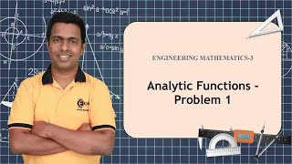 Problem No1 Based on Analytic Function Harmonic Function is given  Engineering Mathematics 3 [upl. by Whit85]