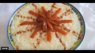 Recette Riz aux lait  mhalbi recette de ramadan [upl. by Colwin268]