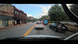 Driving through Biltmore Village Asheville NC 8K [upl. by Ceevah]