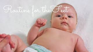 Feet Baby Massage Routine Reflexology and Pressure Points [upl. by Roselyn812]