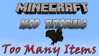 Minecraft 146  How To Install Too Many Items [upl. by Jeth896]