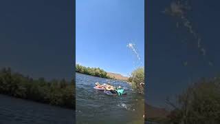 Thats my beer I said cover it saltriver tubing beerlife summer saltriversquirters [upl. by Hartzell]