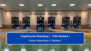 Kegelfreunde Obernburg 1  KSG Hösbach 1 [upl. by Abehs137]