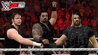 WWE 2K16  The Shield Reunite amp Destroy The League Of Nations Custom Scenario [upl. by Doak883]