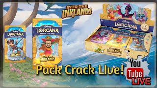 🔴LIVE  Crack Pack Live  Lorcana Ink Lands  Booster Box Opening [upl. by Nefets]