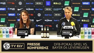 TVELV  Pressekonferenz  DFBPokal Bayer 04 Leverkusen vs SV Elversberg  291024 [upl. by Grados]