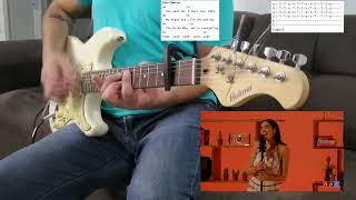 Dua Lipa  Levitating Guitar cover Tiny Desk version  tabs [upl. by Egreog]