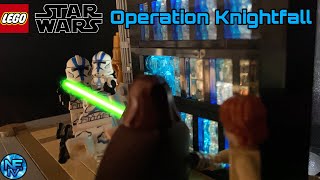 LEGO Star Wars Order 66 Operation Knightfall MOC Showcase [upl. by Lisetta343]