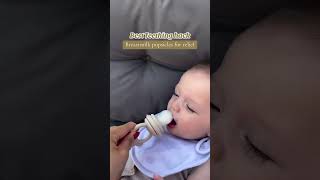 Best teething remedy  make breastmilkpopsicles for relief teething teether [upl. by Deborath]