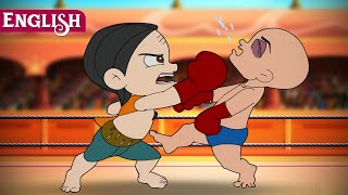 Raju Vs Manu  Knockout Match  Chhota Bheem Cartoon  English Stories in YouTube [upl. by Emalia]