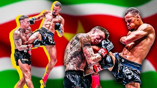 Regian Eersels DANGEROUS Surinamese Kickboxing Style 🇸🇷💥🥊 [upl. by Eiramyma342]