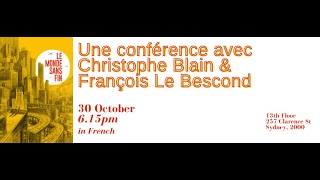 Rencontre avec Christophe Blain et François Le Bescond  Le Monde sans fin [upl. by Ruffi452]