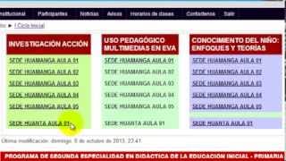 SEGUNDA ESPECIALIDAD UNSCH Ingresar al foro plataforma virtual [upl. by Ettenyar]